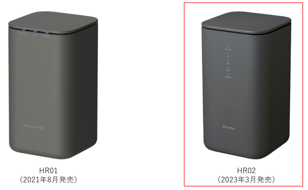 NTT Wi-Fiルーター HR01 グレー NTT ドコモ home 5G HR01 Wi-Fi ルーター docomo home 5G HR01 ドコモ